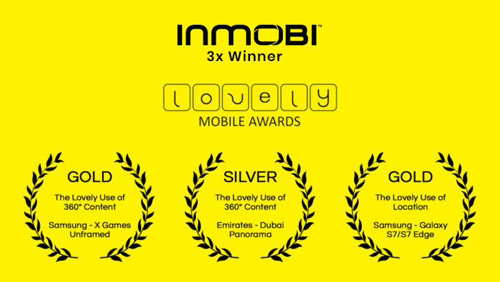 InMobi 3x winner at Lovely Mobile Awards 2018
