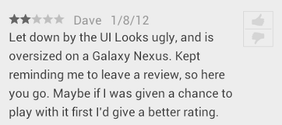 Android Ratings